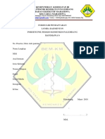 Formulir Pendaftaran Porseni 2018