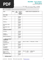 Functional Independence Measure (FIM ) Instrument | PDF