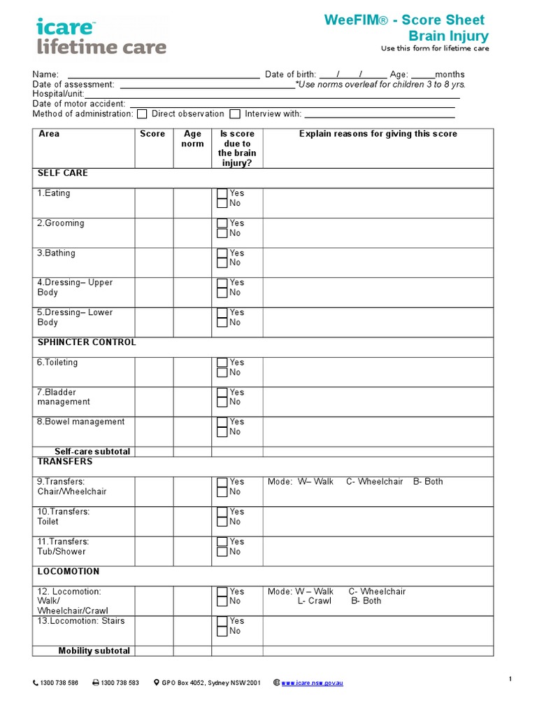 weefim-score-sheet-brain-injury-pdf-wheelchair-neuropsychological