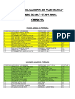 Matemáticas y Olimpiadas: Resultados Generales ... Primaria Secundaria