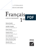 Francais LIVRE DU PROFESSEUR PDF