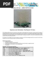 Blue 8x8x8 LED Cube Kit - PCB Version