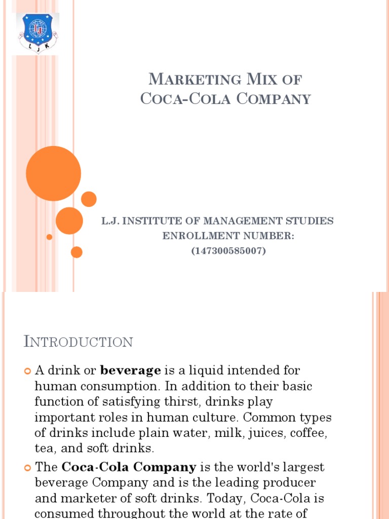 Coca-Cola Marketing Mix Analysis | PDF | Drink | Coca Cola