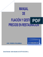 Manual de Fijación de Precios en Restaurantes