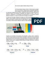 Construcción Reacciones Orgánicas Alquinos