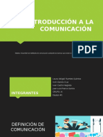 Introducción A La Comunicación