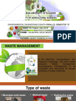 Municipal Solid Waste