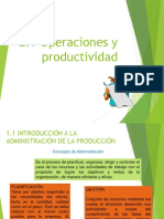 2.1 Operaciones y Productividad