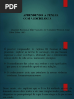 Aula Texto Aprendendo a Pensar com a Sociologia