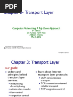 Transport Layer: Computer Networking: A Top Down Approach