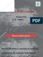 Al-Azhar University Faculty of Pharmacy Recrystallization Guide