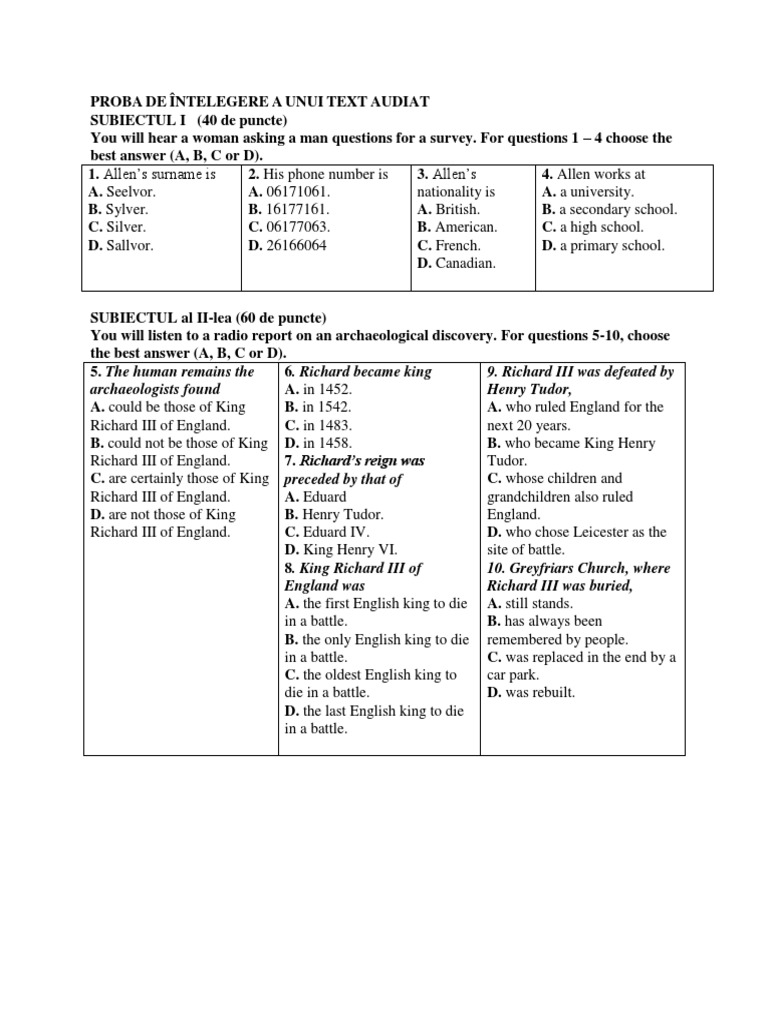 Ket Word List PDF Richard Iii Of England English Monarchy