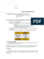 Memoria Descriptiva Vivienda Multifamiliar Sr. Huancayo