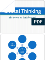 Critical Thinking The Power To Think Beyond