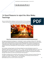 14 Good Reasons To Reject The Alice Bailey Teachings - T H E O S O P H Y