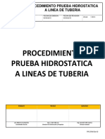 Prueba Hidrostatica A Lineas de Tuberias PDF