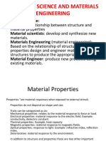 Materials Science and Materials Engineering