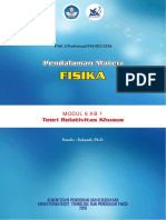 Fisika Modul 6 KB 1 - Teori Relativitas Khusus