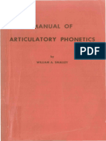 Manual of Articulatory Phonetics