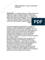 Cloreto de Magnésio Antibiótico e Imuno Estimulant