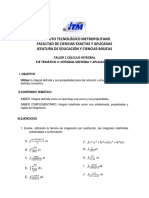 Taller 1 Integral Definida 2019-1