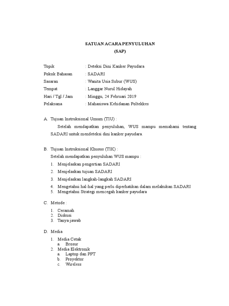 Sap Sadari | PDF | Karier & Perkembangan | Pengembangan Diri
