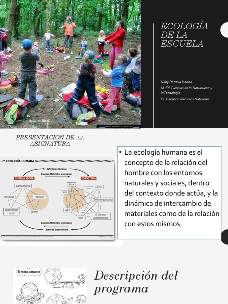 Primera Clase Ecología en La Escuela | PDF | Ecología | Ecosistema