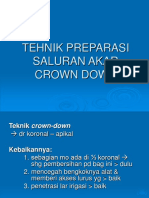 Crown Down Tehnik