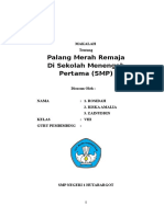 Makalah Palang Merah Remaja Di Smp 1 Hutabargot