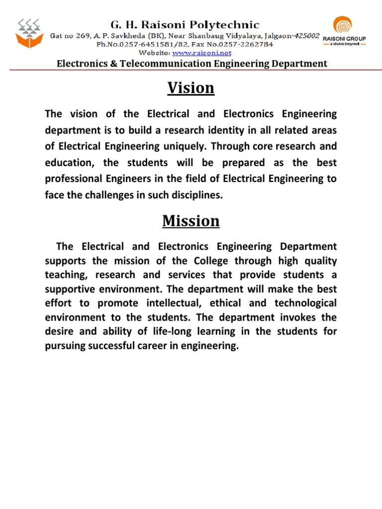 Vision Mission EE | PDF | Art | Computers