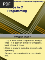 Loops in C Programming