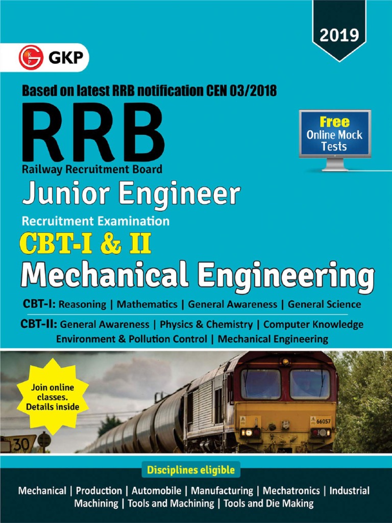 RRB JE CBT1 - 2 Mechanical PDF | PDF | Elementary Mathematics