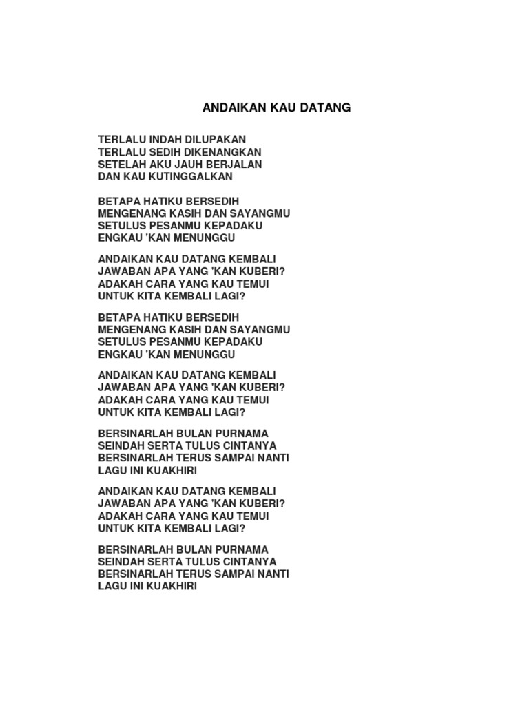 Lirik Lagu Perpisahan Pdf