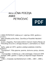 Mistična Poezija Anke Petričević-1