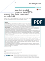 General Practitioner Antimicrobial Stewardship Programme Study (GAPS) : Protocol For A Cluster Randomised Controlled Trial