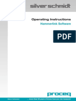 Operating Instructions: Hammerlink Software