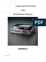 Nagra V Owners Manual PDF