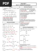 Química Orgânica - CASD - Aula13 Reações de Substituição I Respostas