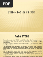 VHDL Data Types