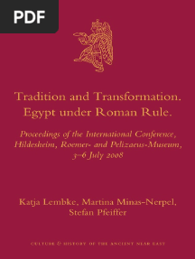 Tradition and Transformation - Egypt Under Roman Rule