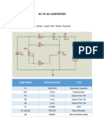 Ac To Ac Converter: GROUP 6 / CEIT-05-901P