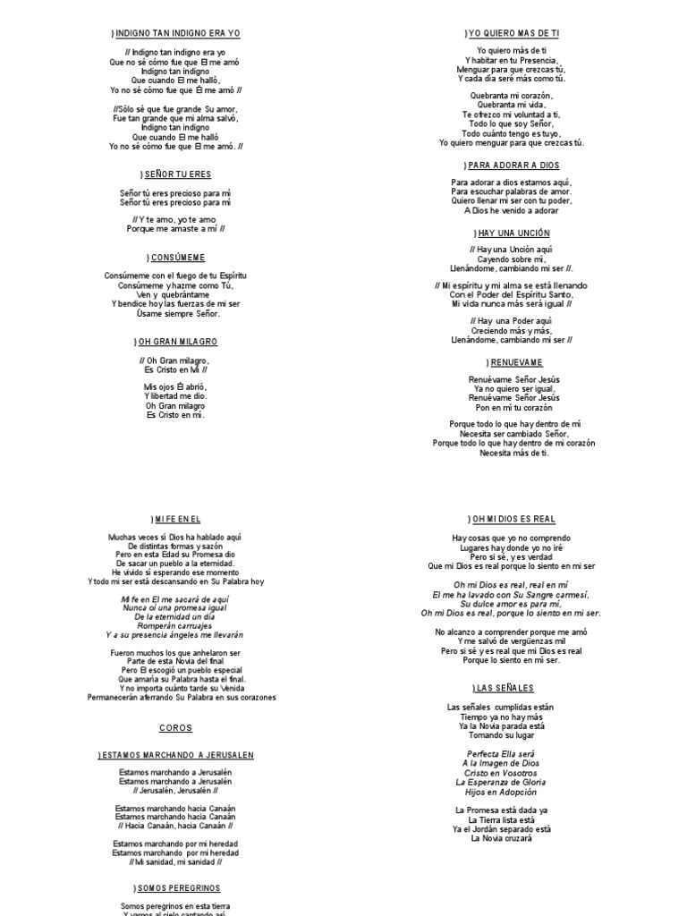 Alabanzas Pdf Cristo Título Amor