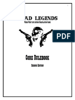 Dead Legends Core Rulebook PDF