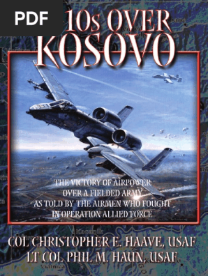 Air Force A-10 Kosovo History