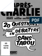 Bianco, Jean-Louis - Bouzar, Lylia - Grzybowski, Samuel-L'Après-Charlie - Vingt Questions Pour en Débattre Sans Tabou-Canopé (2015)