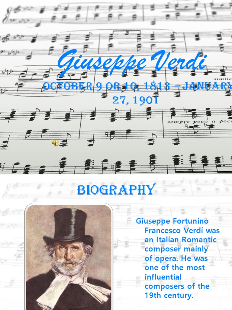Giuseppe Verdi | PDF | Giuseppe Verdi | Compositions