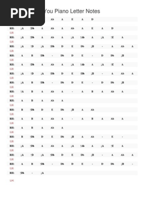 River Flows In You Piano Notes Pdf