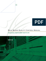 Bulk Blend Quality Control Manual