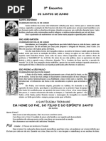 1º Encontro Jesus Está Entre Nós