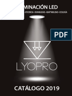 Lámparas LED Lyopro Catálogo 2019